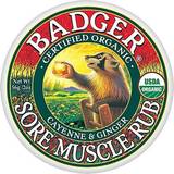 Badger Kroppsvård Badger Organic Sore Muscle Rub Cayenne & Ginger 2 oz