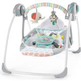 Metall Babygym Bright Starts Whimsical Wild Portable Baby Swing