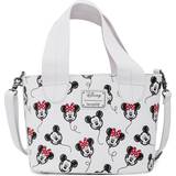Barn Handväskor Loungefly Disney Mickey & Minnie Mouse Balloons All Over Print Handbag - White