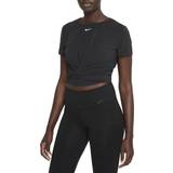 Yoga Överdelar Nike Dri-FIT One Luxe ist Standard-Fit Short-Sleeve Top Women - Black