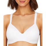 Hanes Ultimate ComfortBlend T-Shirt Wirefree Bra - White