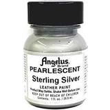 Silver Lackfärg AngelusÂ Pearlescent Leather Paint, 1 oz. Sterling Silver
