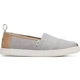 Bomull Espadriller Toms Youth Alpargata Woven - Drizzle Grey