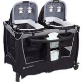 Plast - Svarta Babynests & Filtar Baby Trend Twins Nursery Center Playard