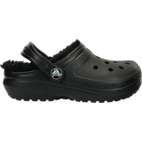 Polyurethane Tofflor Crocs Kid's Classic Lined Clog - Black