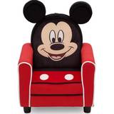 Svarta Fåtöljer Barnrum Delta Children Mickey Mouse Figural Upholstered Kids Chair