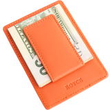 Skinn Sedelklämmor Royce Magnetic Money Clip Wallet - Orange