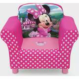 Musse Pigg - Rosa Sittmöbler Delta Children Minnie Mouse Kids Upholstered Chair