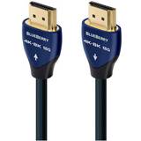 Audioquest HDMI-kablar - Rund Audioquest BlueBerry HDMI-HDMI 3m