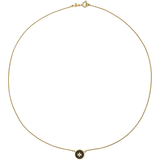 Tory Burch Halsband Tory Burch Kira Pendant Necklace - Gold/Black