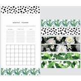 RoomMates Monthly And Weekly Planner Dry Erase Peel and Stick Giant Wall Decals