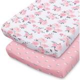 The Peanutshell Baby Changing Pad Covers Floral 2-pack