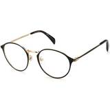 Svarta - runda Glasögon & Läsglasögon David Beckham DB7056 I46 Black M