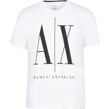 Armani Vinterjackor Kläder Armani Icon Logo Cotton Graphic T-shirt - White