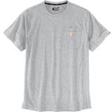 Carhartt Force Relaxed Fit Midweight Short Sleeve Pocket T-shirt - Heather  Gray • Pris »