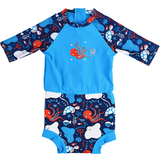 Lycra UV-kläder Splash About Happy Nappy Sunsuit - Under The Sea