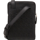 Skinn Väskor Ferragamo Gancio Embossed Leather Crossbody Bag - Nero