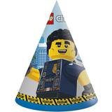Papper Fotoprops, Partyhattar & Ordensband Procos LEGO City, Kalashattar 6-pack