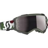 Skidglasögon Scott Fury Goggle Sr - Dark Green/White/Silver Chrome Works