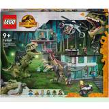 Dinosaurier Byggleksaker Lego Jurassic World Giganotosaurus & Therizinosaurus Attack 76949