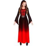 Widmann Gothic Dress with Hood Red