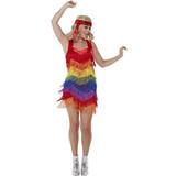 Smiffys Rainbow Pride 20s Flapper Dress