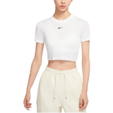 Nike Essential Slim Cropped T-shirt - White