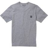 Burton Herr T-shirts Burton Colfax Organic Short Sleeve T-shirt - Grey Heather