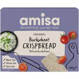 Amisa Kex, Knäckebröd & Skorpor Amisa Organic Gluten Free Buckwheat Crispbread 120g
