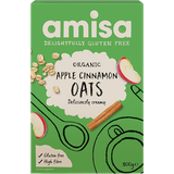 Amisa Flingor, Müsli & Gröt Amisa Organic Gluten Free Pure Porridge Oats Apple & Cinnamon 300g