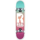 Turkosa Kompletta skateboards Real Be Free Fades 8.0"