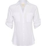 Part Two Överdelar Part Two Cortnia Long Sleeved Shirt - Bright White