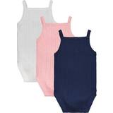 Tommy Hilfiger Axelband Bodys Tommy Hilfiger Pointelle Bodysuit Gift Box 3-pack - Broadway Pink (KN0KN01443TH9-TH9)