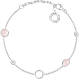 Kvarts Smycken Thomas Sabo Charm Club Charm Bracelet - Silver/Quartz/Transparent