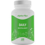 Alpha Plus B-vitaminer Vitaminer & Mineraler Alpha Plus Daily 100 st