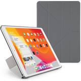 Apple iPad 10.2 - Röda Surfplattafodral Pipetto iPad 10.2" 2019 Origami fodral Grå