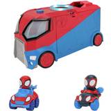 Plastleksaker - Superhjältar Lekset Jazwares Marvel Spidey & his Amazing Friends Web Transporter Feature Vehicle