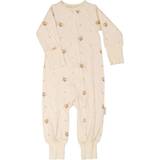 Jumpsuits Barnkläder Geggamoja Long Ear Bambu Babypyjamas - Beige (209622151)