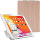 Guld Skal & Fodral Pipetto iPad 10.2 Fodral Metallic Origami Roséguld