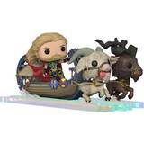 Funko Actionfigurer Funko Pop! Rides Marvel Goat Boat with Thor Toothgnasher & Toothgrinder