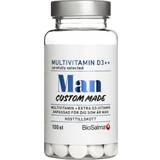 Koppar Vitaminer & Mineraler BioSalma Multivitamin D3++ Man 100 st
