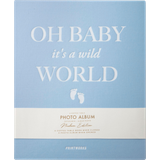 Blåa Fotoalbum Fotoalbum, oh baby itÂ´s a wild world, blÃ¥