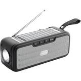 Elnät Radioapparater InnovaGoods Wireless Speaker with Solar Charging and LED Torch