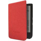 Röda Surfplattaskal Pocketbook Flip cover for PocketBook Basic Lux 2,Touch Lux 4