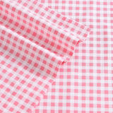 Lakan - Percale Underlakan Poppy & Fritz Gingham 4-pack Bed Sheet Pink