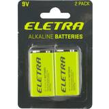 ELETRA Batterier Batterier & Laddbart ELETRA 9V Alkaline 2-pack