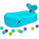 Infantino Vattenleksaker Infantino Whale Bubble Bath Inflatable Bath Tub(tm) Blue