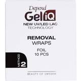Peach Nagellacksborttagning Depend Gel iQ Removal Wraps Foil 10-pack
