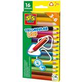 SES Creative Färgpennor SES Creative Triangular Grip Colour Pencils 16pcs