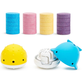 Sandleksaker Munchkin Color Buddies 20 Moisturizing Bath Bombs & 2 Toy Dispenser Set